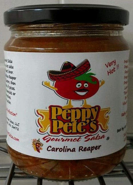 Peppy Pete's Gourmet Salsa - Carolina Reaper - 16 oz