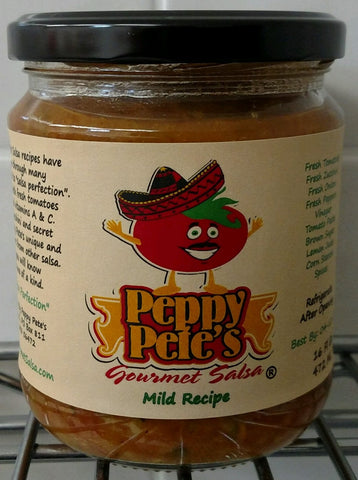 Peppy Pete's Gourmet Salsa  -  Mild Recipe -         16 oz